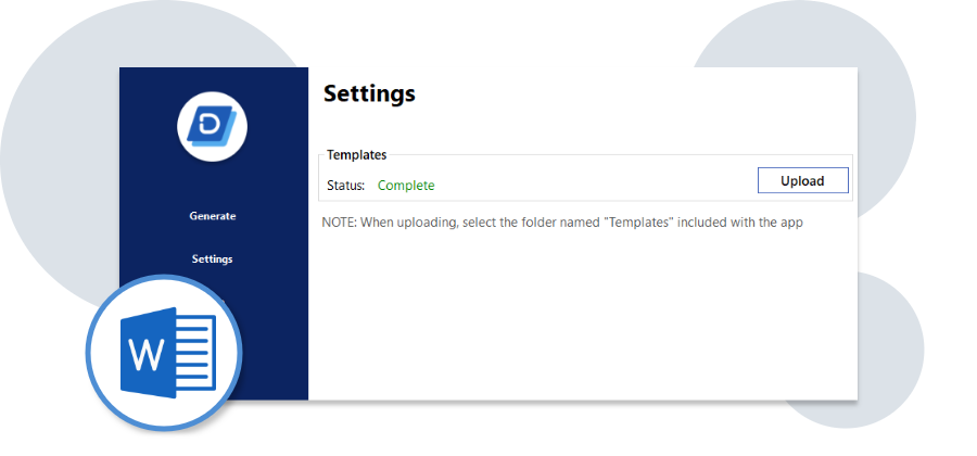 Document Generator Tool Interface